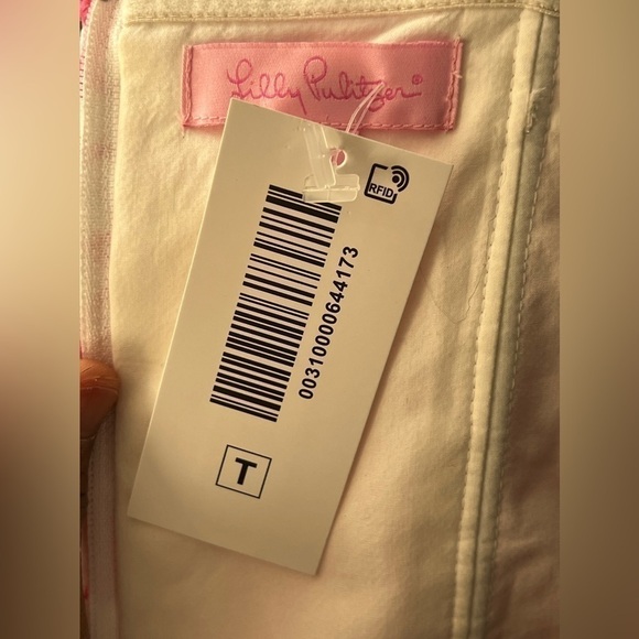 Lilly Pulitzer NWT Allegra Dress Holy Roses hotty pink roses eyelet dress size 4 - Picture 7 of 10